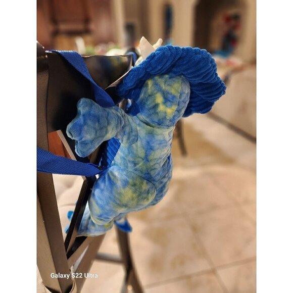 GOFFA Plus Triceratops Dinosaur Childs Backpack with Zipper 19" - Picture 8 of 8